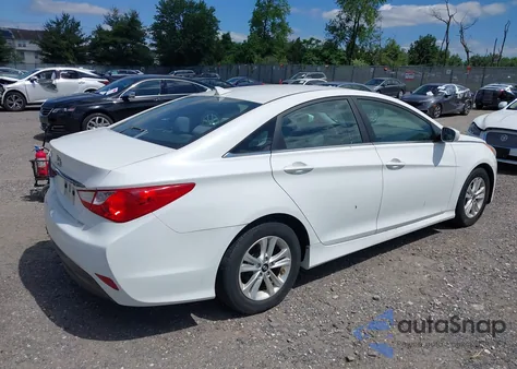 2014 Hyundai Sonata Gls from USA, damaged, VIN 5NPEB4AC2EH864820